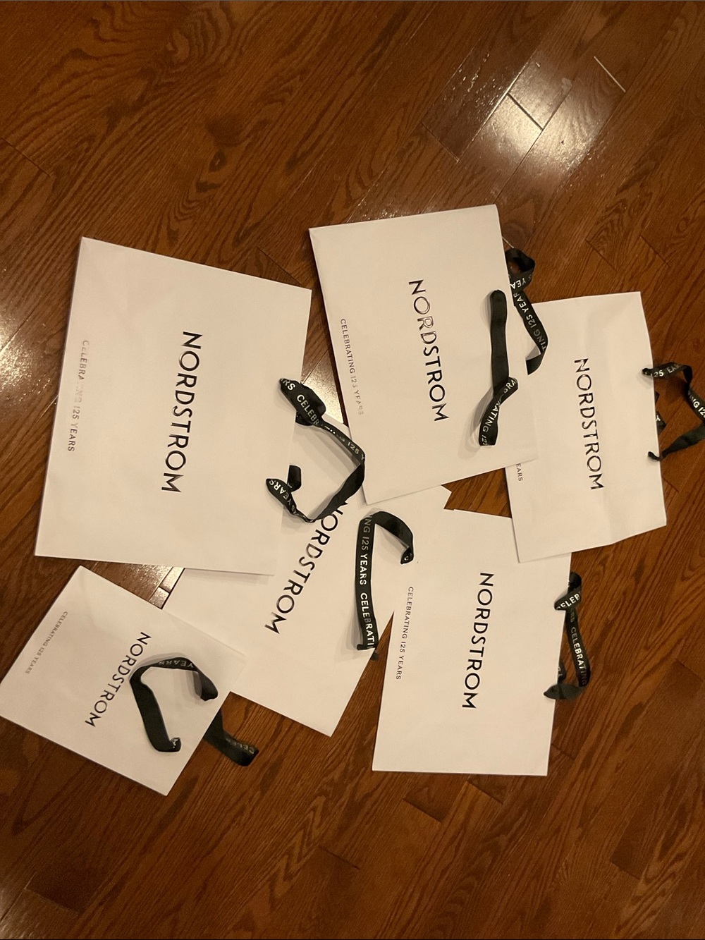 ✨Nordstrom Paper Shopping Tote Retail Bags, lot of 6